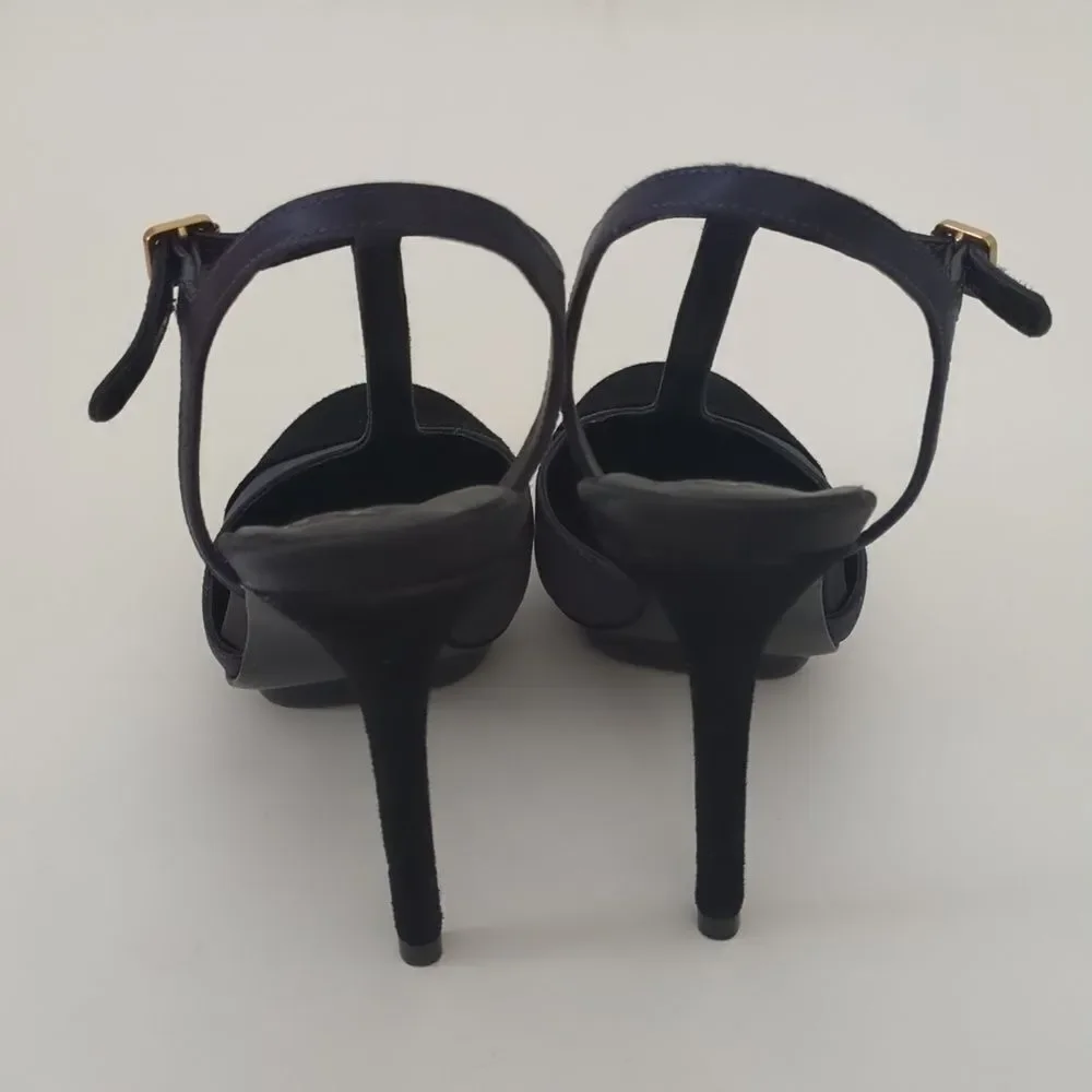 Tory Burch Mandy T-Strap High Heel Pumps Size 8.5